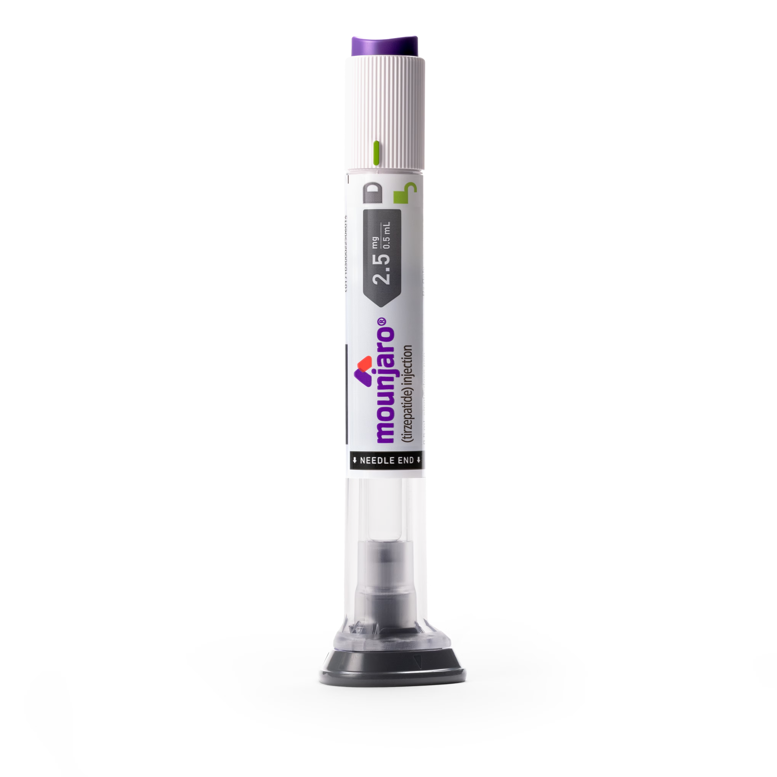 Pluma de Mounjaro® 2.5 mg vista de frente